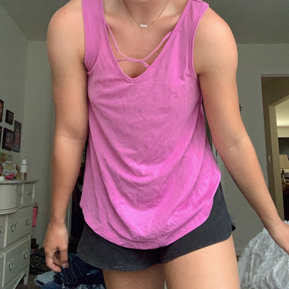 Pink/purple tank top
